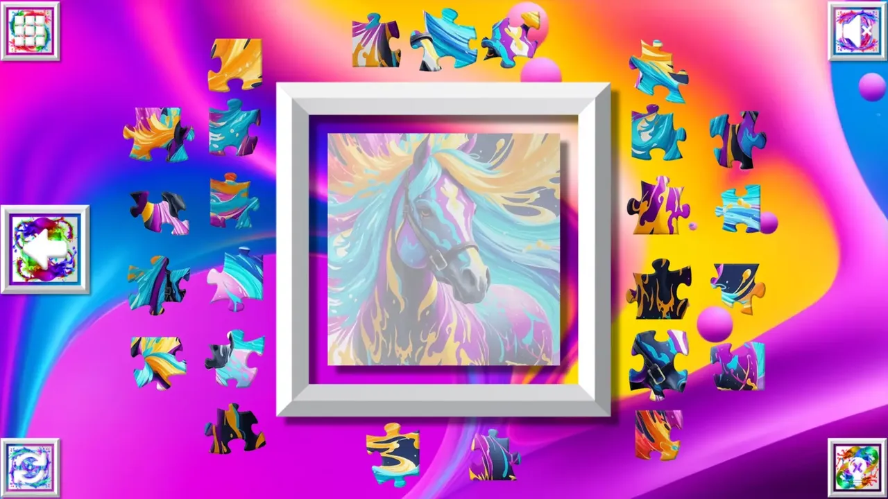 -Color Splash: Horses-游戏截图-好玩游戏库