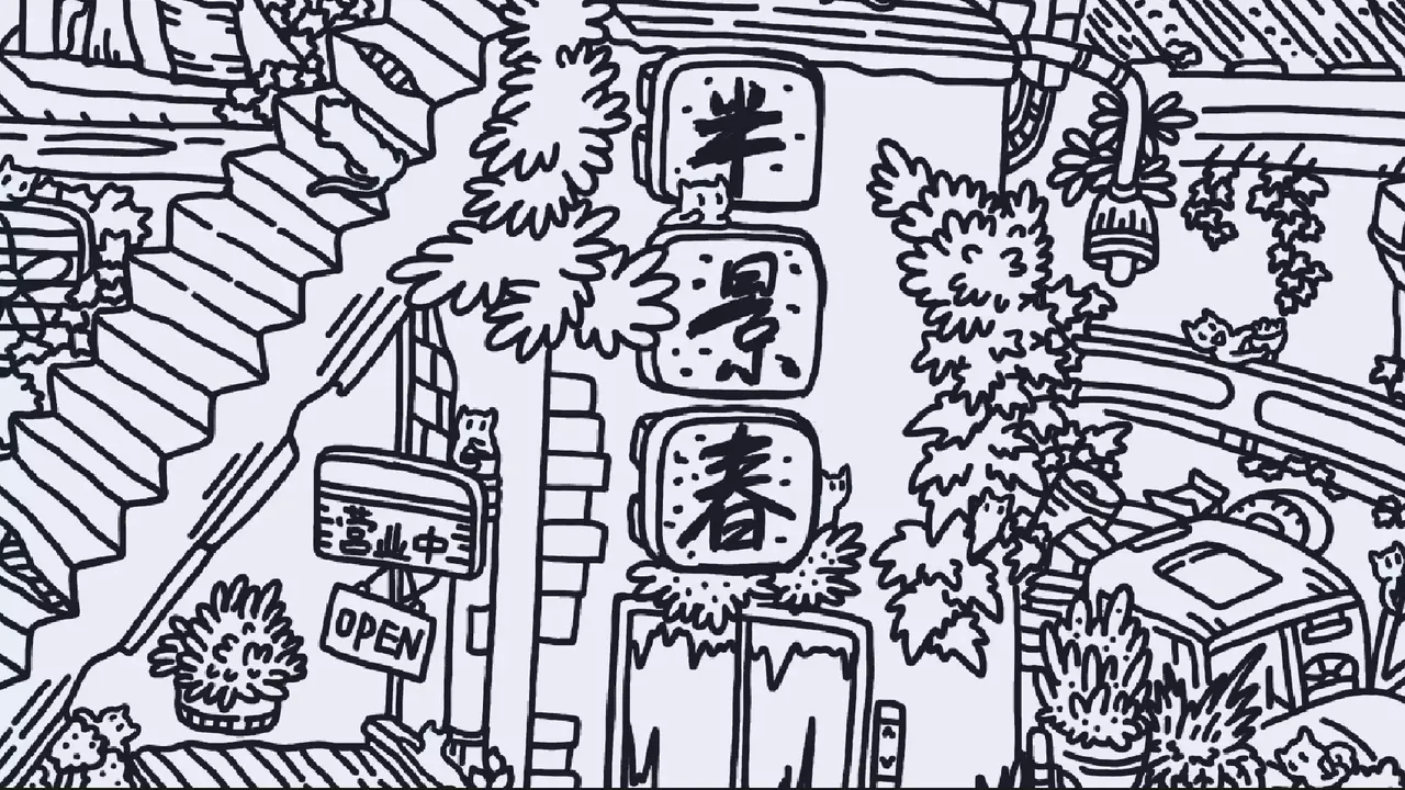 -Hidden Cats In Fallen Leaves Town-游戏截图-好玩游戏库