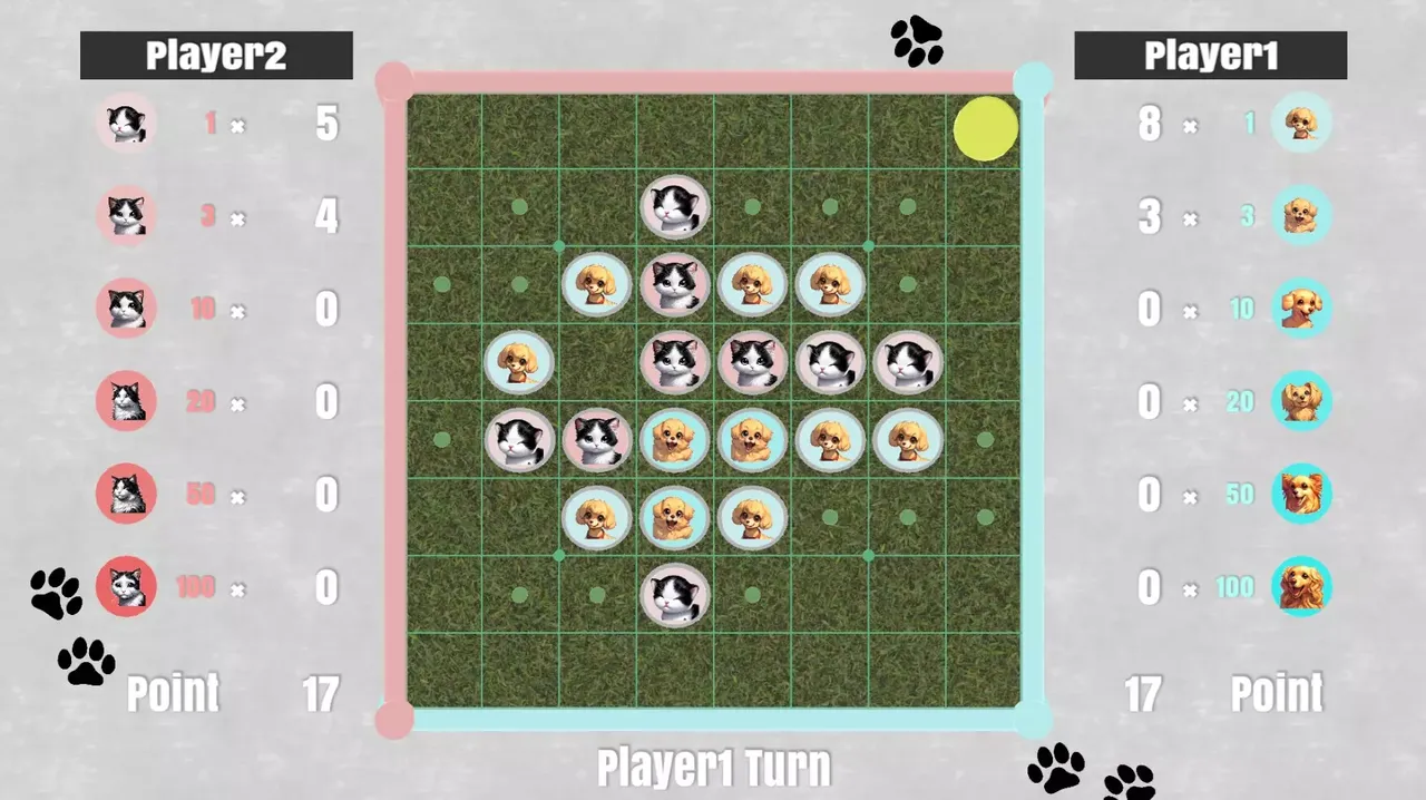 -Dog vs Cat Othello-游戏截图-好玩游戏库