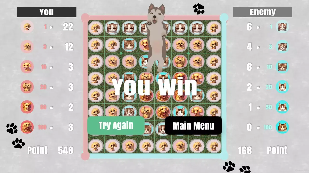 -Dog vs Cat Othello-游戏截图-好玩游戏库