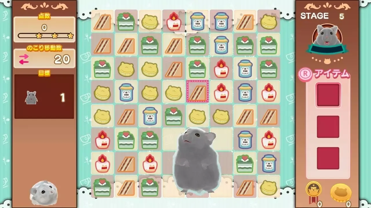 -はむぱふぇ ハムスターのスイーツパズル-游戏截图-好玩游戏库