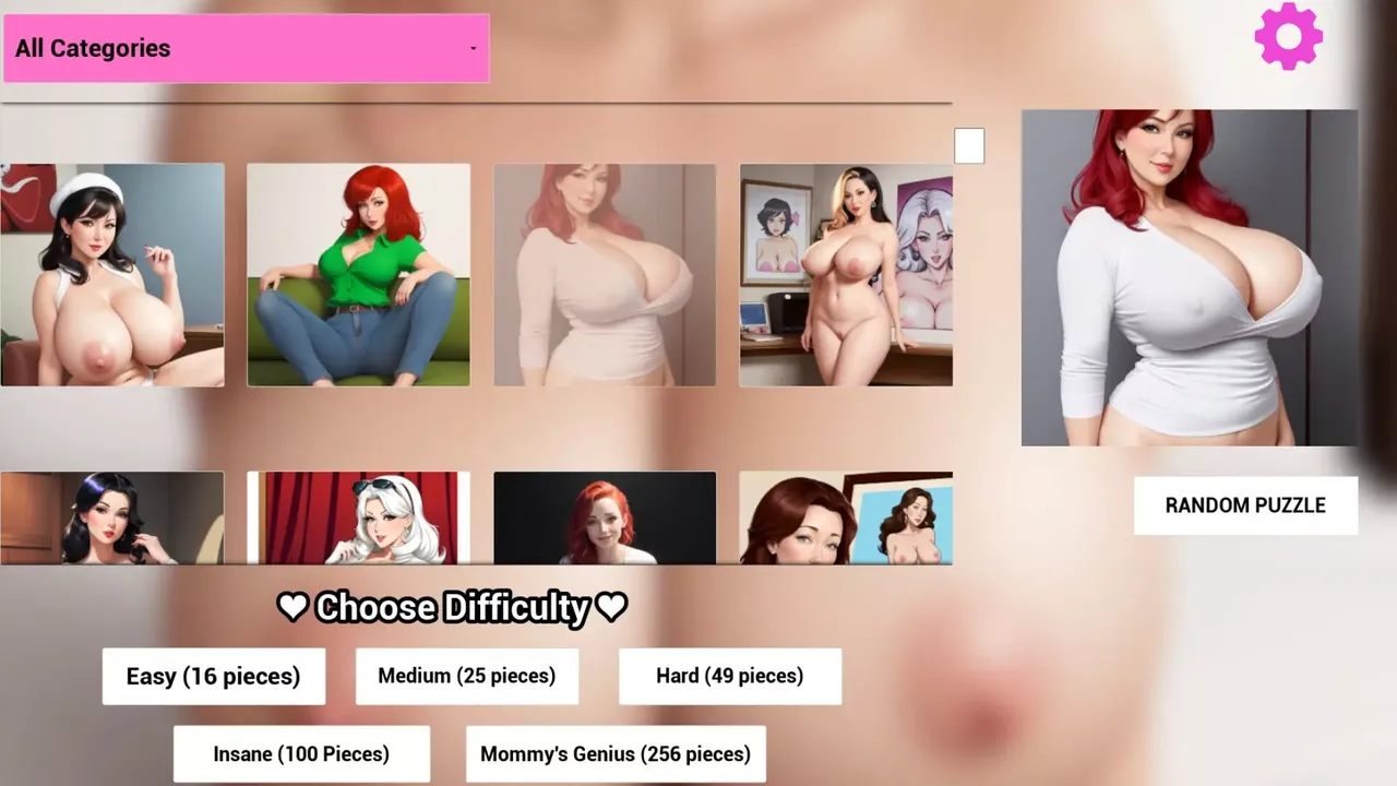-Big-Breasted Milky Mommies - Sex Puzzles-游戏截图-好玩游戏库