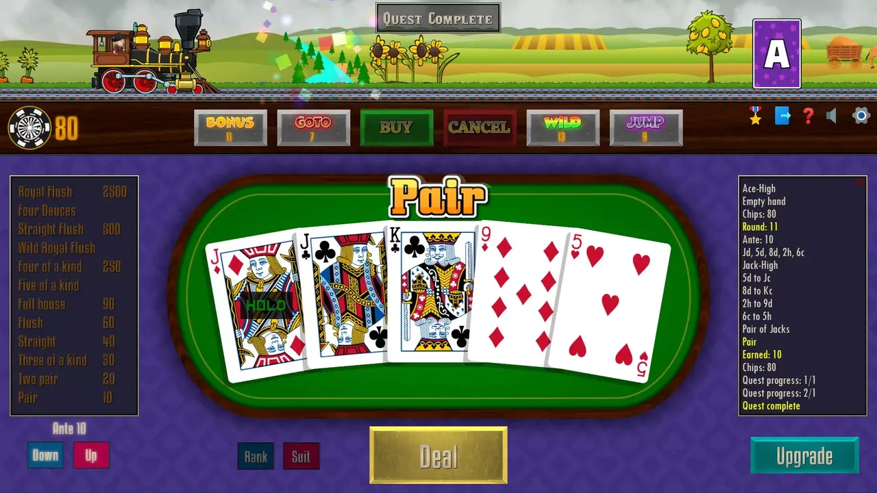 -Poker Train-游戏截图-好玩游戏库