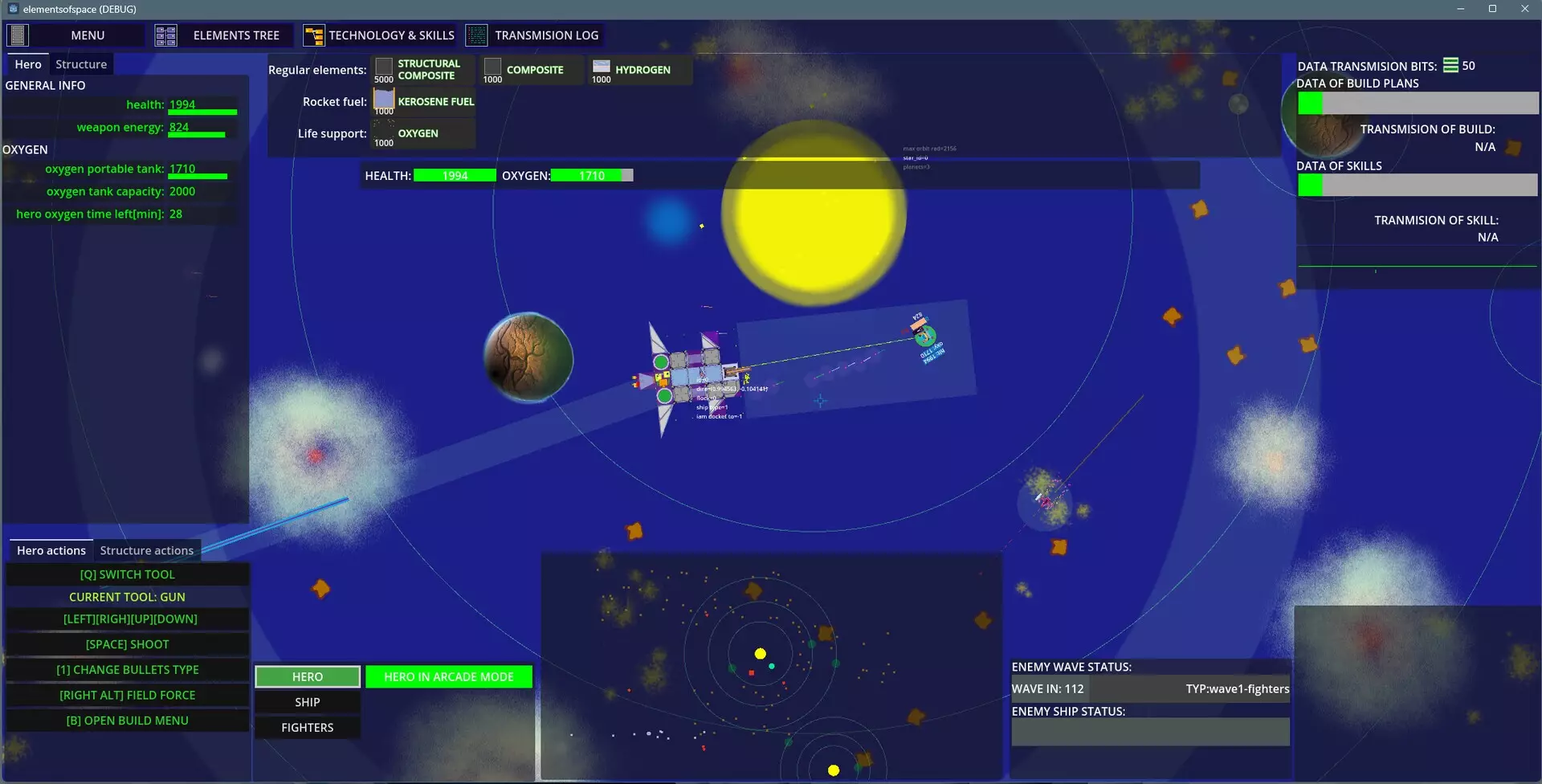 Off Course ELEMENTS of SPACE