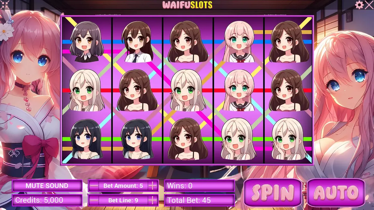 -Waifu Slots-游戏截图-好玩游戏库