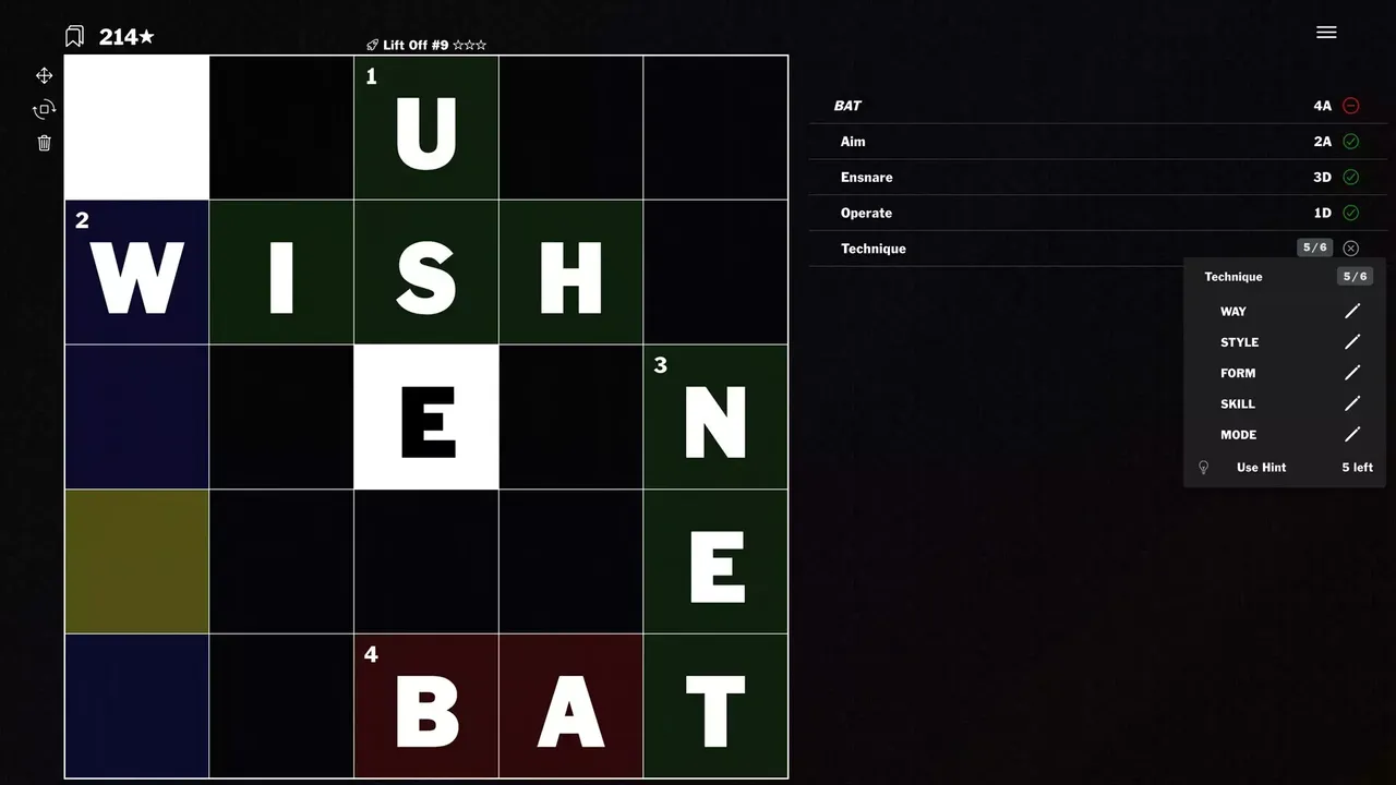 -CrossAbout: Crosswords in Reverse (300★)-游戏截图-好玩游戏库