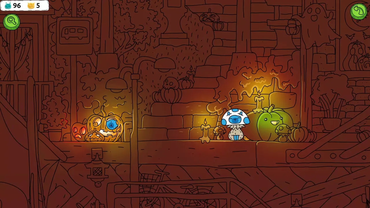 -Hidden Capybaras with Orange and Pumpkins: Spooky Halloween Edition-游戏截图-好玩游戏库