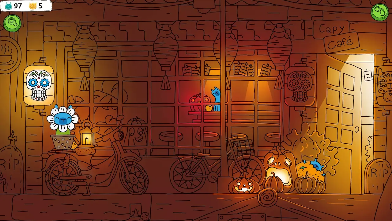 -Hidden Capybaras with Orange and Pumpkins: Spooky Halloween Edition-游戏截图-好玩游戏库
