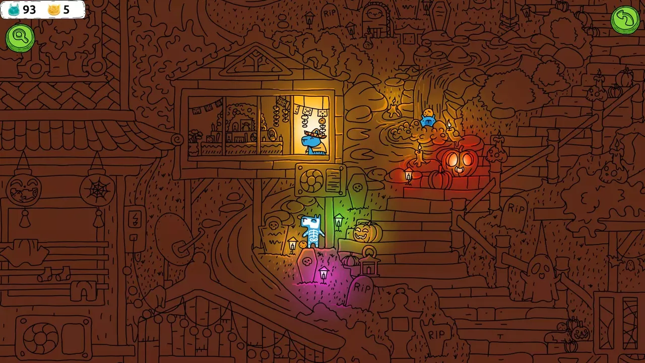 -Hidden Capybaras with Orange and Pumpkins: Spooky Halloween Edition-游戏截图-好玩游戏库