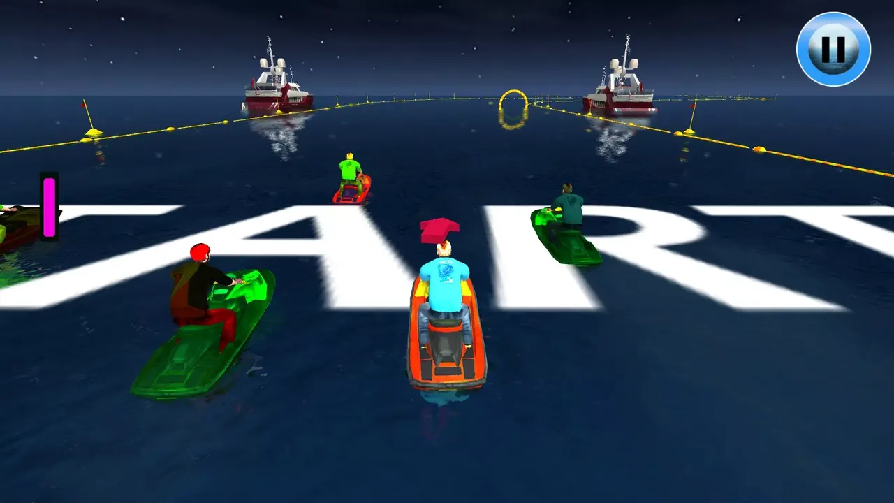 Jet Skiing Race