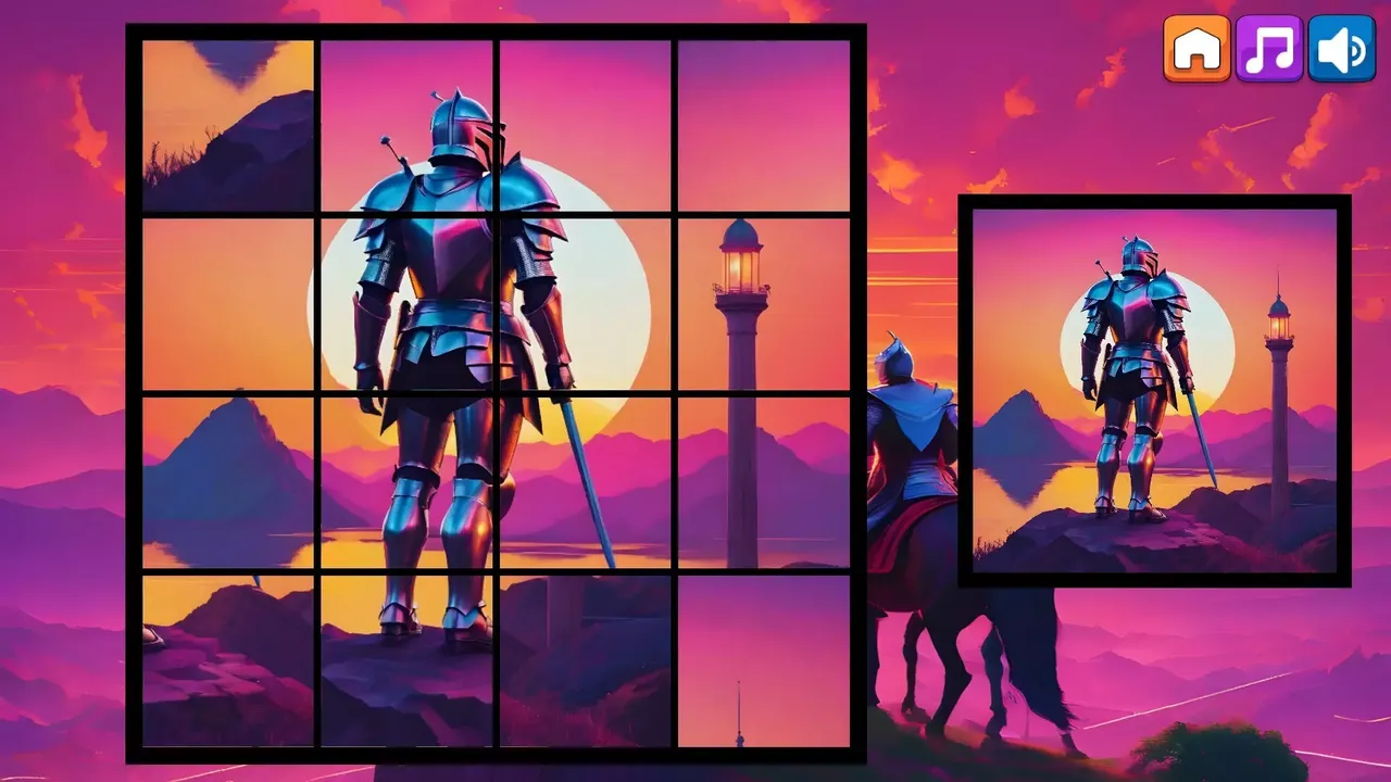 -OG Puzzlers: Synthwave Knights-游戏截图-好玩游戏库