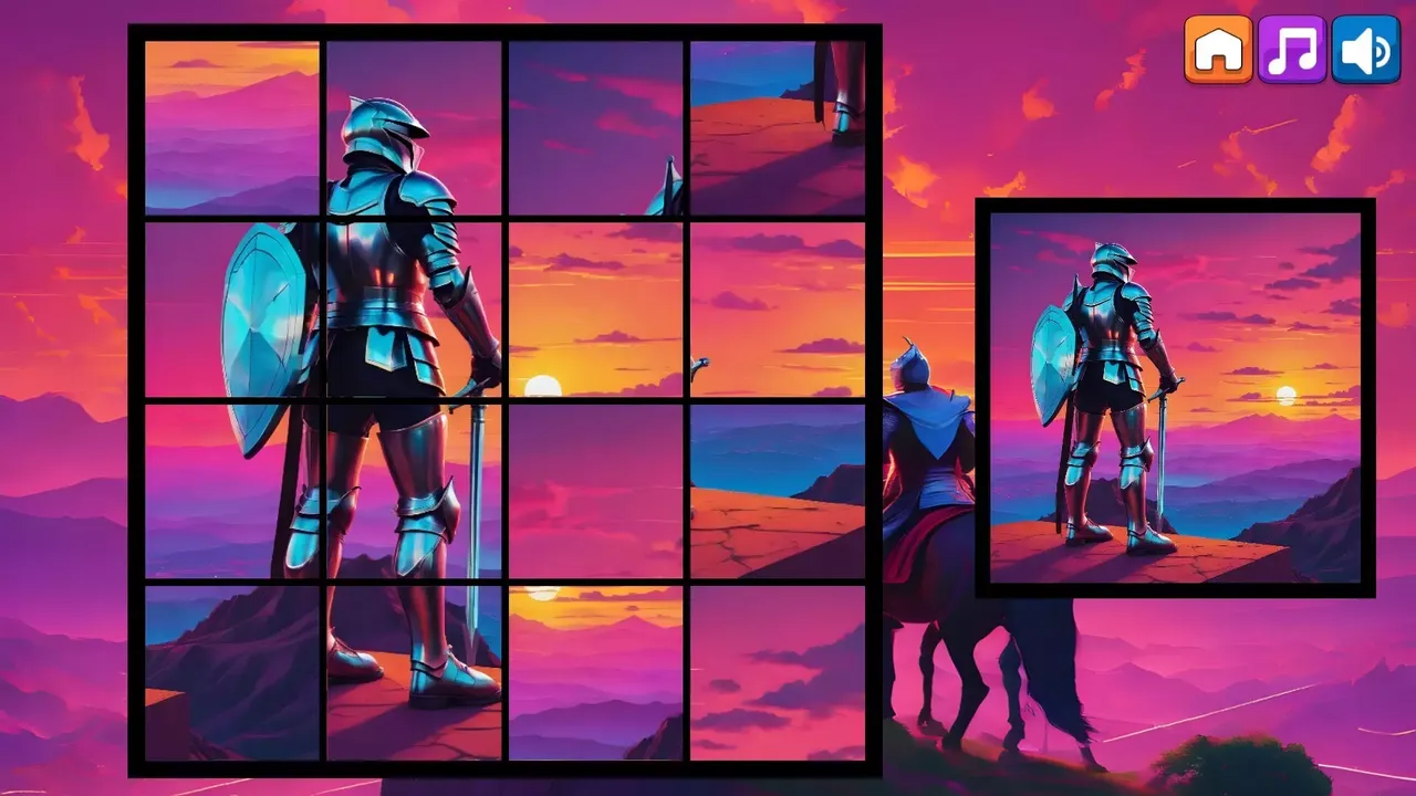 -OG Puzzlers: Synthwave Knights-游戏截图-好玩游戏库