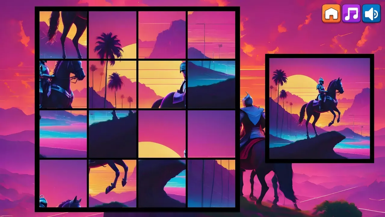 -OG Puzzlers: Synthwave Knights-游戏截图-好玩游戏库