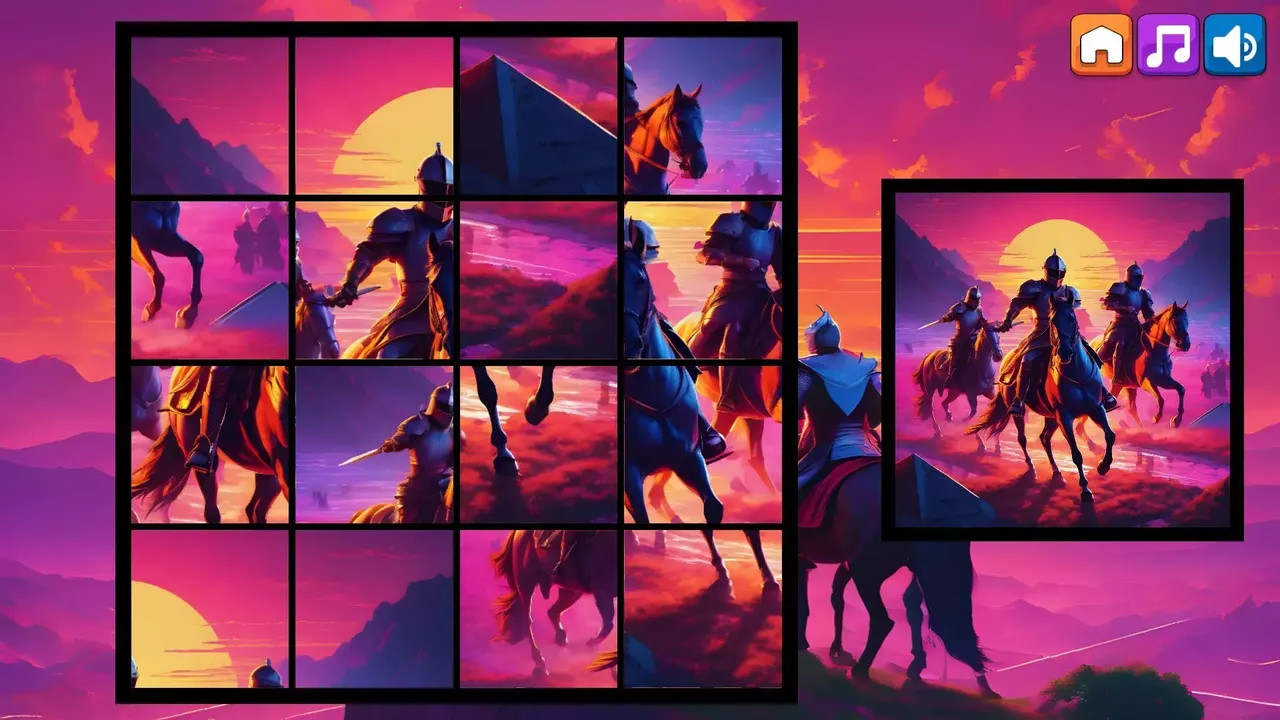 -OG Puzzlers: Synthwave Knights-游戏截图-好玩游戏库