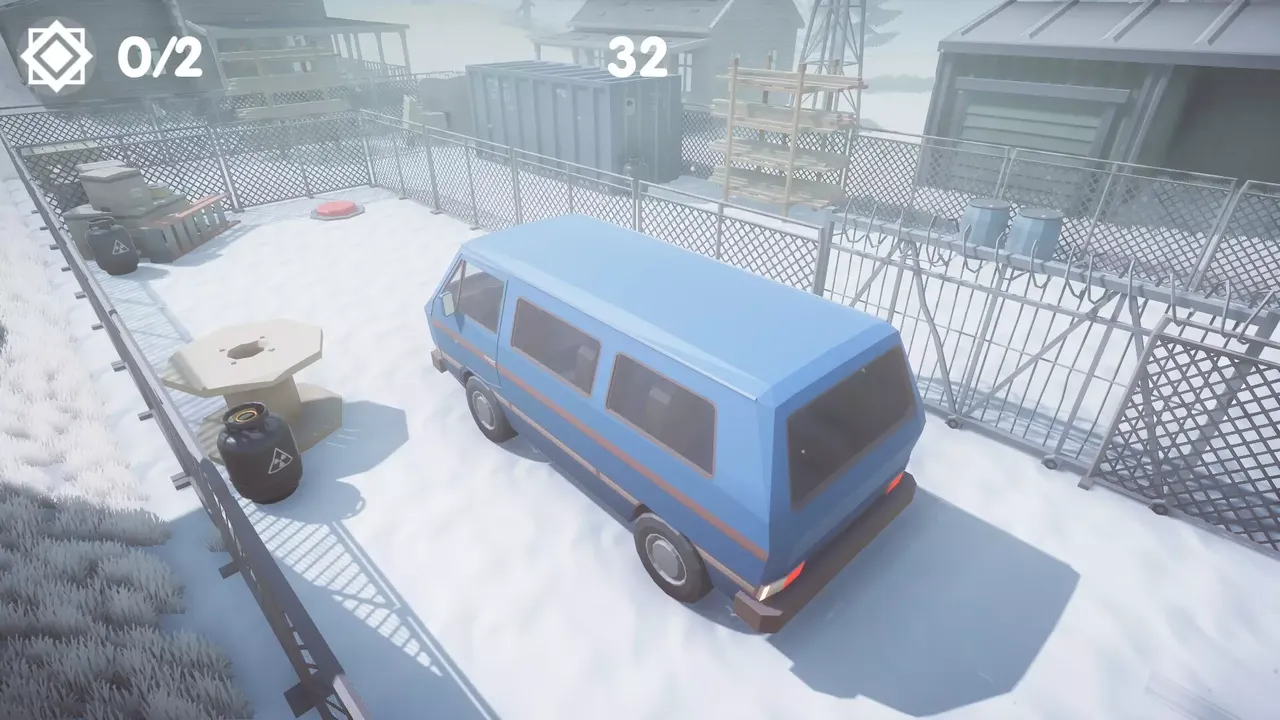 Snowy Flag