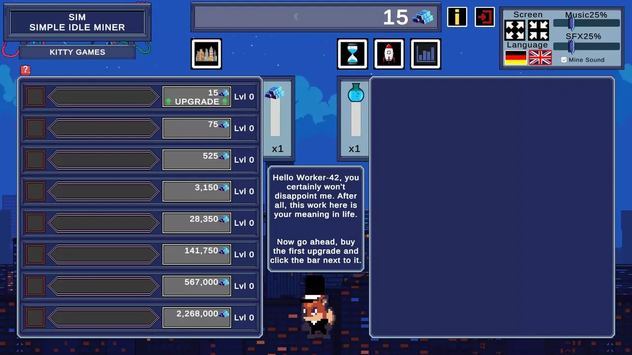 -SIM - Simple Idle Miner-游戏截图-好玩游戏库