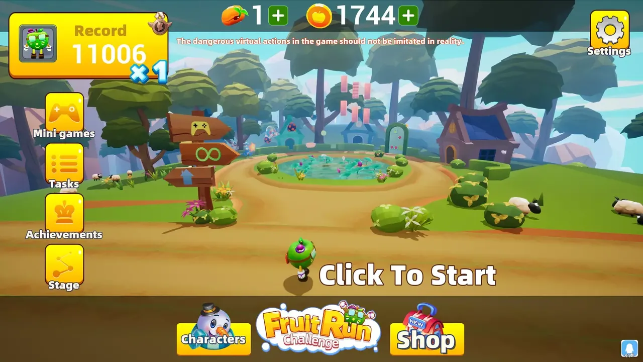 -Fruit Run: Challenge-游戏截图-好玩游戏库