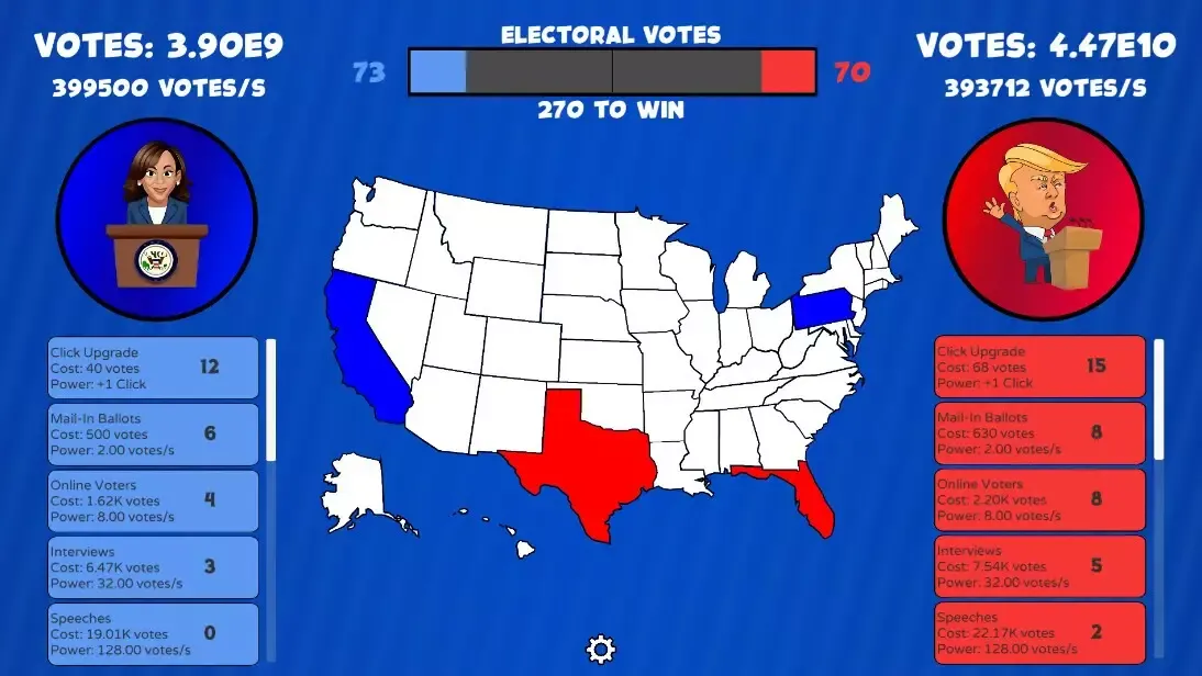 -Trump vs Harris Clicker-游戏截图-好玩游戏库