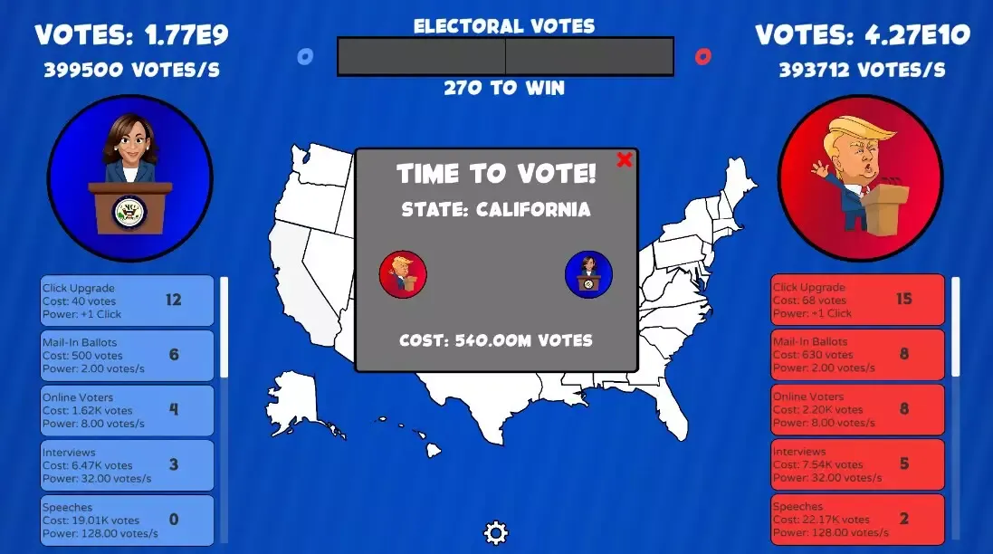 -Trump vs Harris Clicker-游戏截图-好玩游戏库