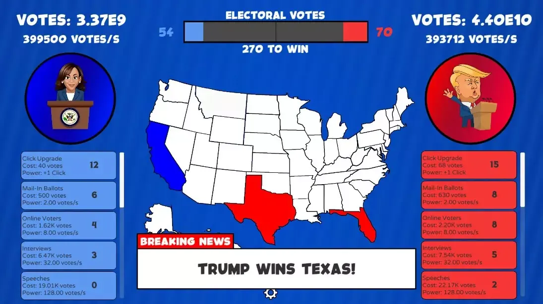 -Trump vs Harris Clicker-游戏截图-好玩游戏库
