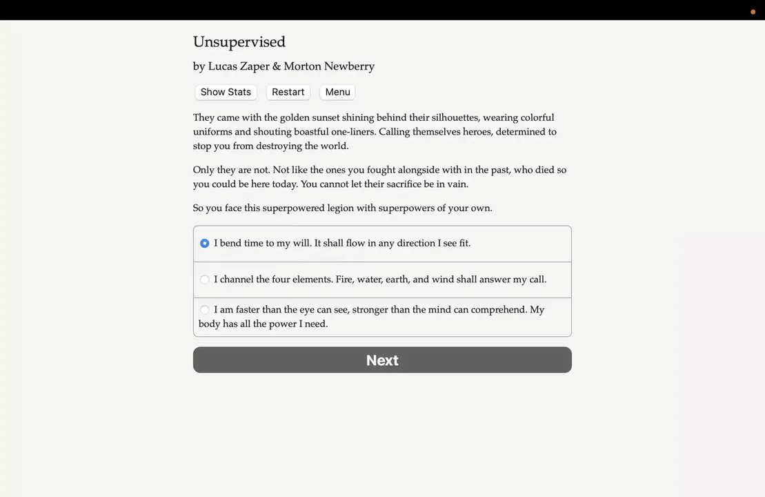 -Unsupervised-游戏截图-好玩游戏库