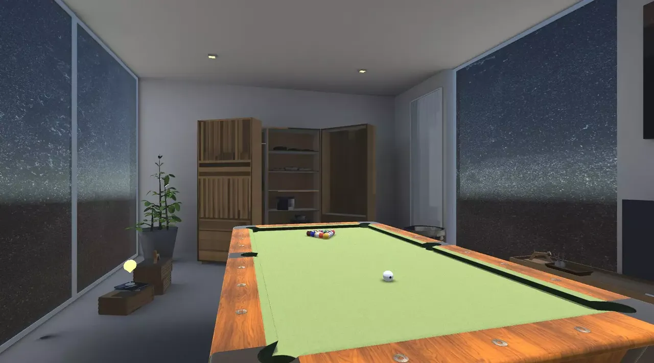 -Pocketing the ball-Billiards Simulator-游戏截图-好玩游戏库