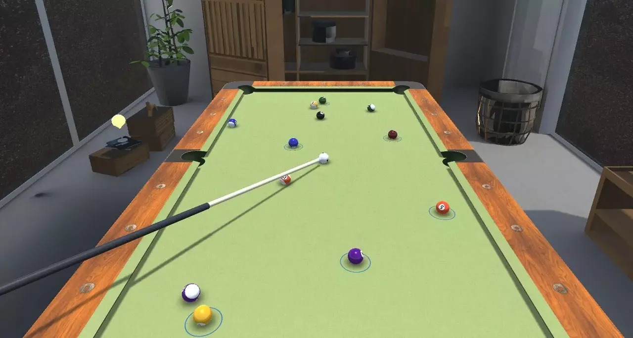 -Pocketing the ball-Billiards Simulator-游戏截图-好玩游戏库