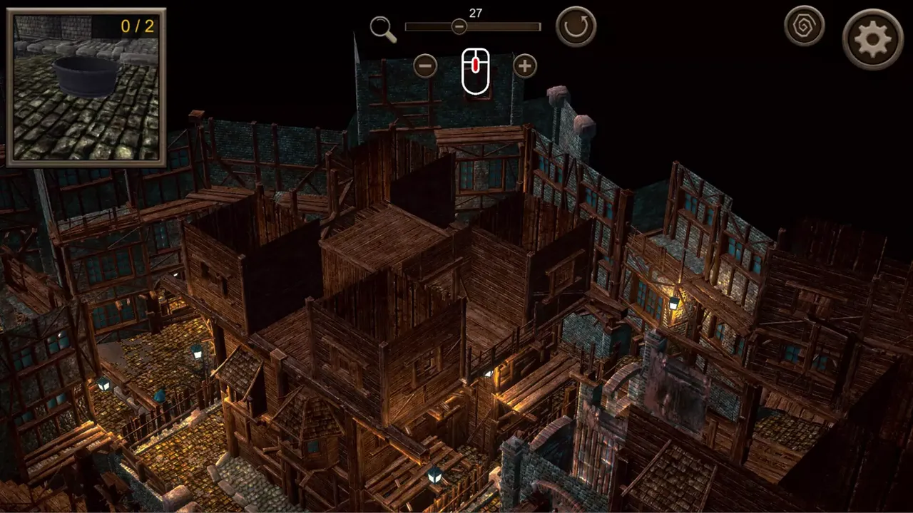 Hidden Haunted Town Top-Down 3D