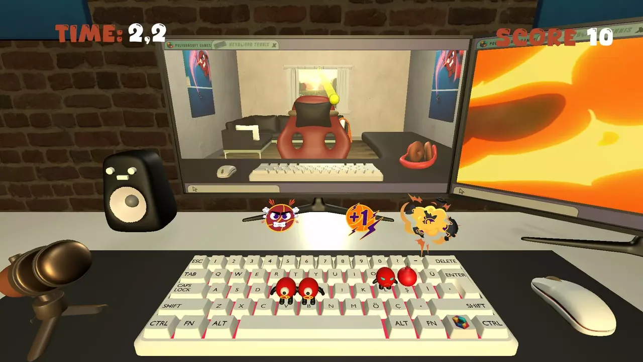 -Keyboard Tennis-游戏截图-好玩游戏库
