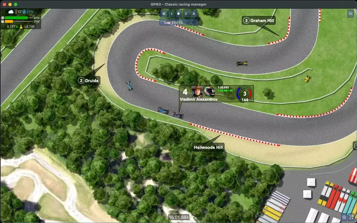 GPRO – Classic racing manager