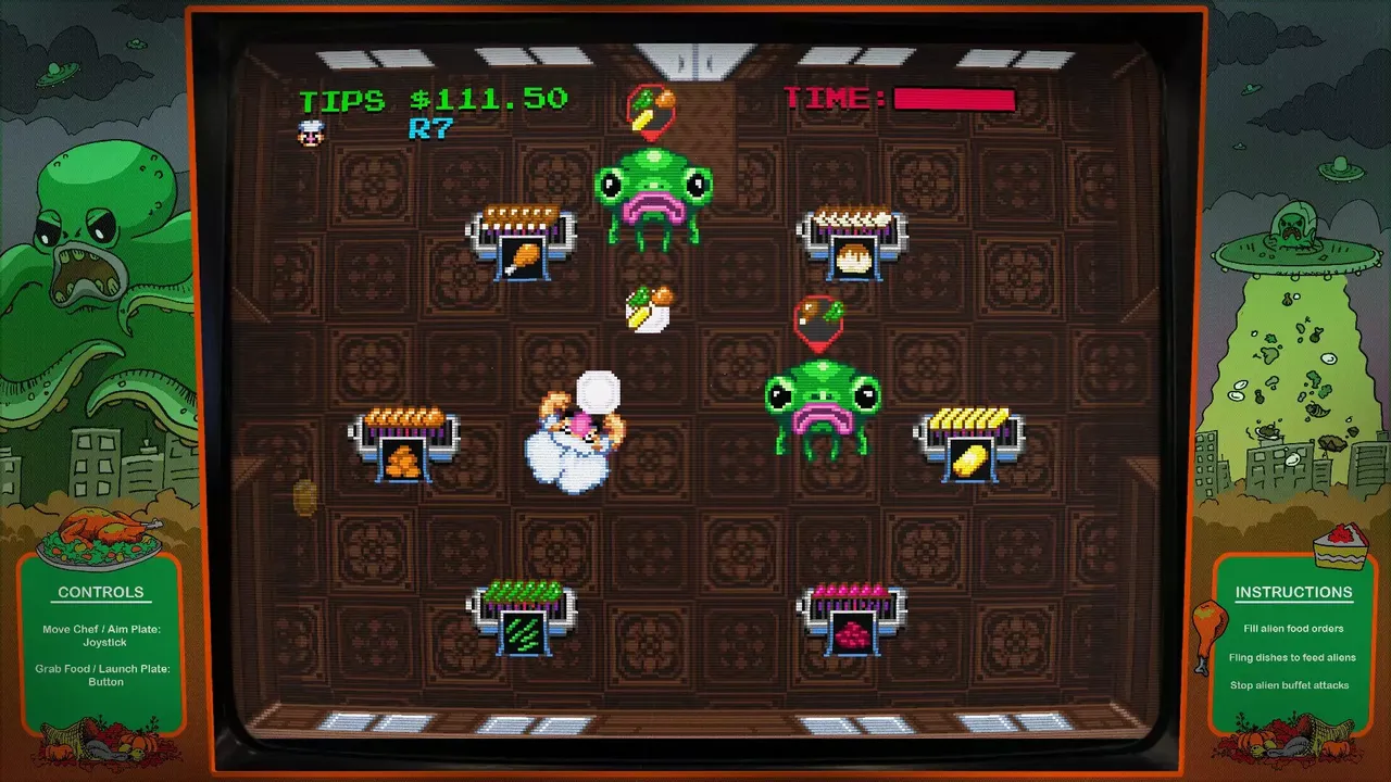 Digital Eclipse Arcade: Invasion of the Buffet Snatchers