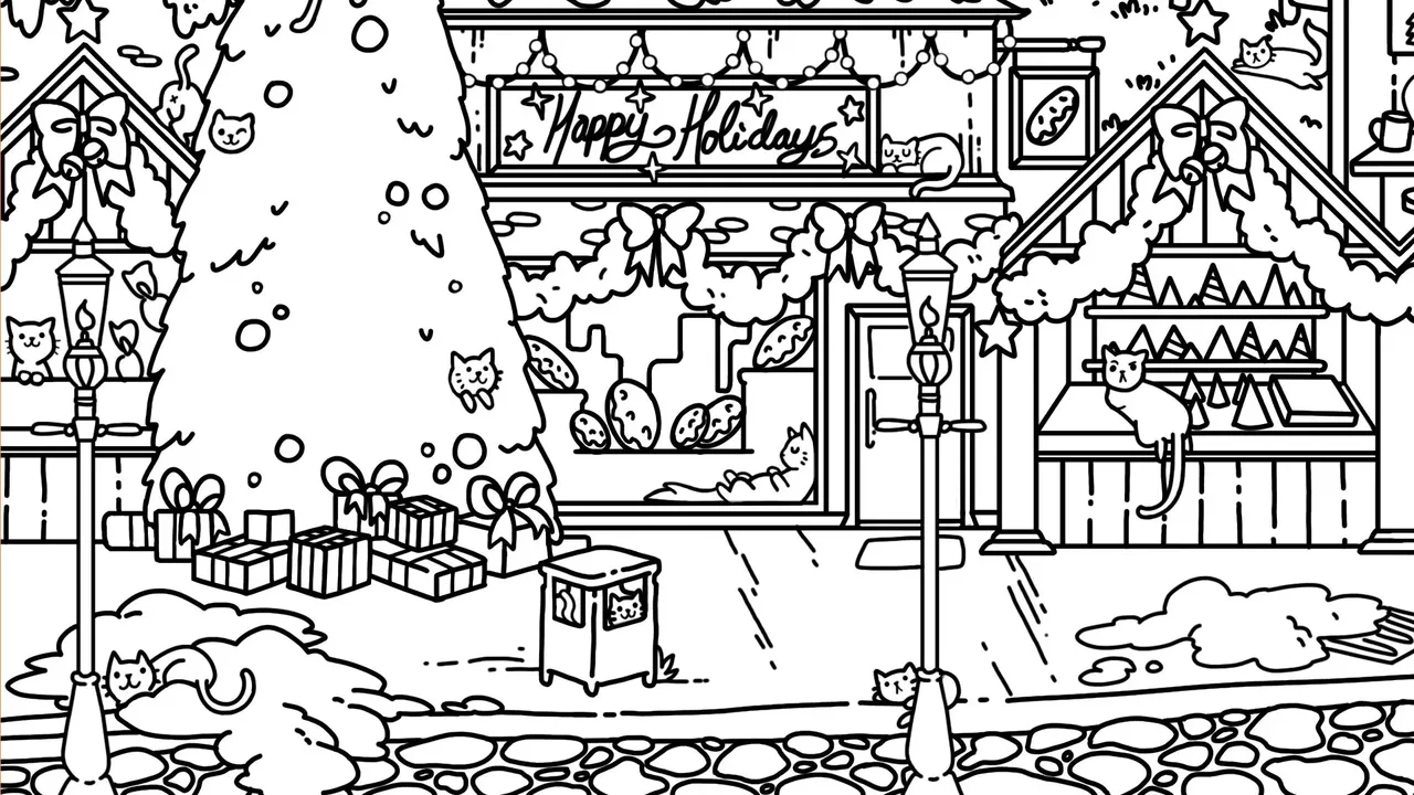 -Cats Hidden in Jingle Jam-游戏截图-好玩游戏库
