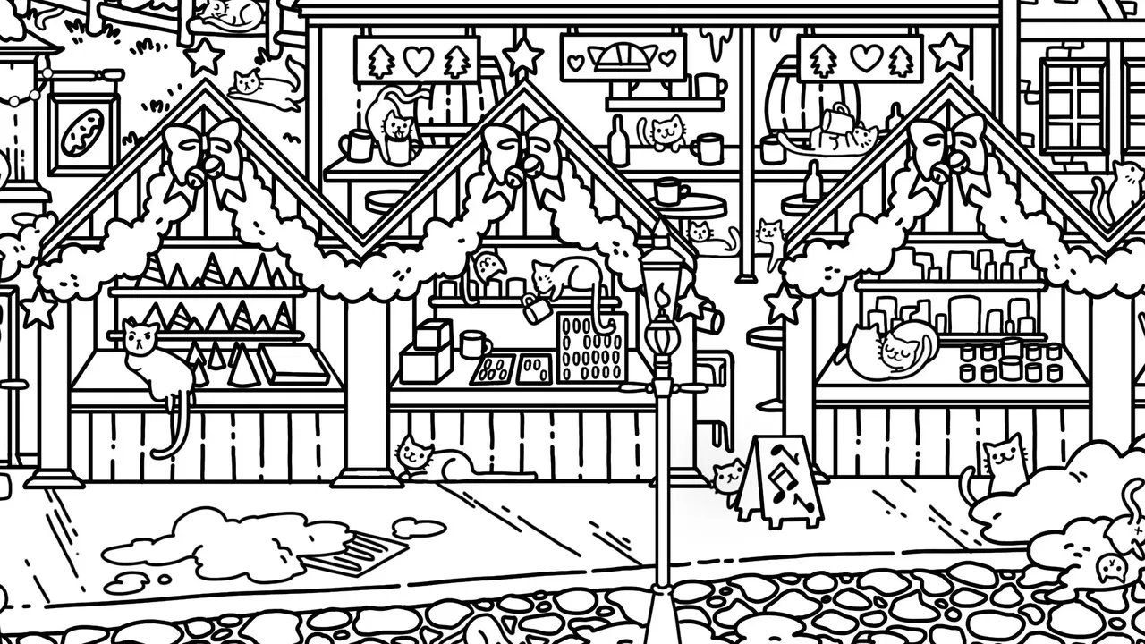 -Cats Hidden in Jingle Jam-游戏截图-好玩游戏库