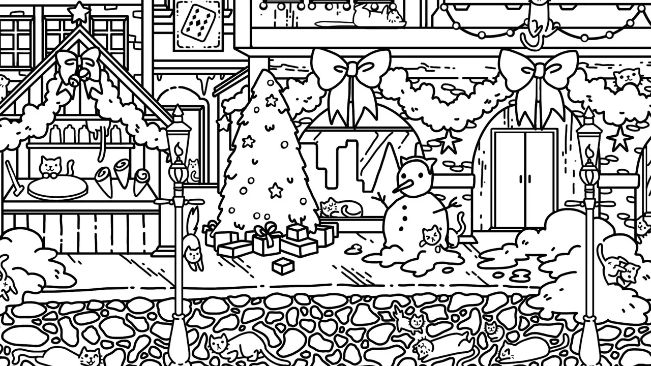-Cats Hidden in Jingle Jam-游戏截图-好玩游戏库