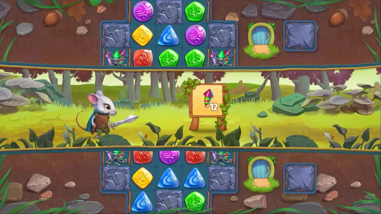 -Strongblade - Puzzle Quest and Match-3 Adventure-游戏截图-好玩游戏库
