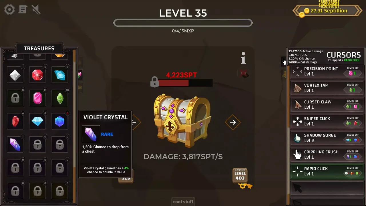 -Treasure Chest Clicker-游戏截图-好玩游戏库