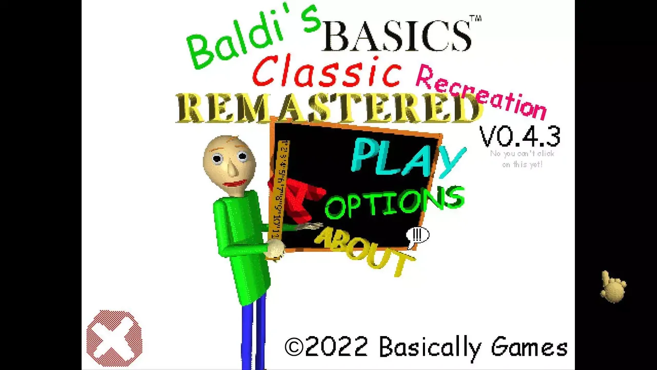 -Baldi's Basics Classic Remastered Recreation (Reupload)-游戏截图-好玩游戏库
