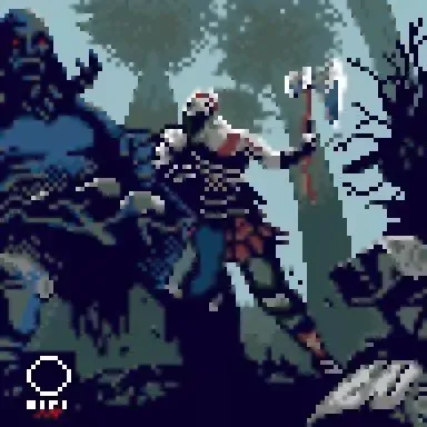 -God of War... but pixelated...-游戏截图-好玩游戏库