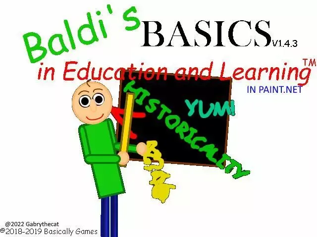 -Baldi's Basics In Paint.Net-游戏截图-好玩游戏库