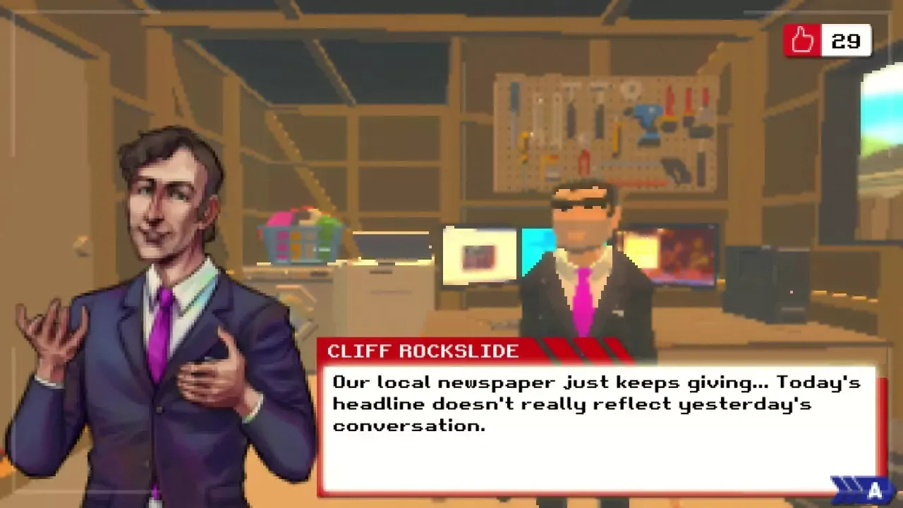 -Local News with Cliff Rockslide-游戏截图-好玩游戏库