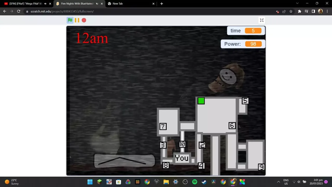 -Five Nights Nights With BlueHairedIdiot-游戏截图-好玩游戏库