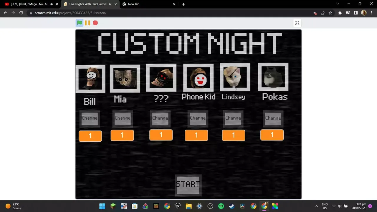 -Five Nights Nights With BlueHairedIdiot-游戏截图-好玩游戏库