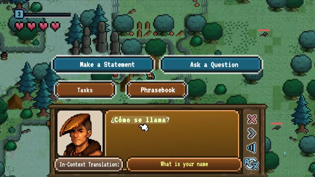 Newcomer: A Language Learning RPG
