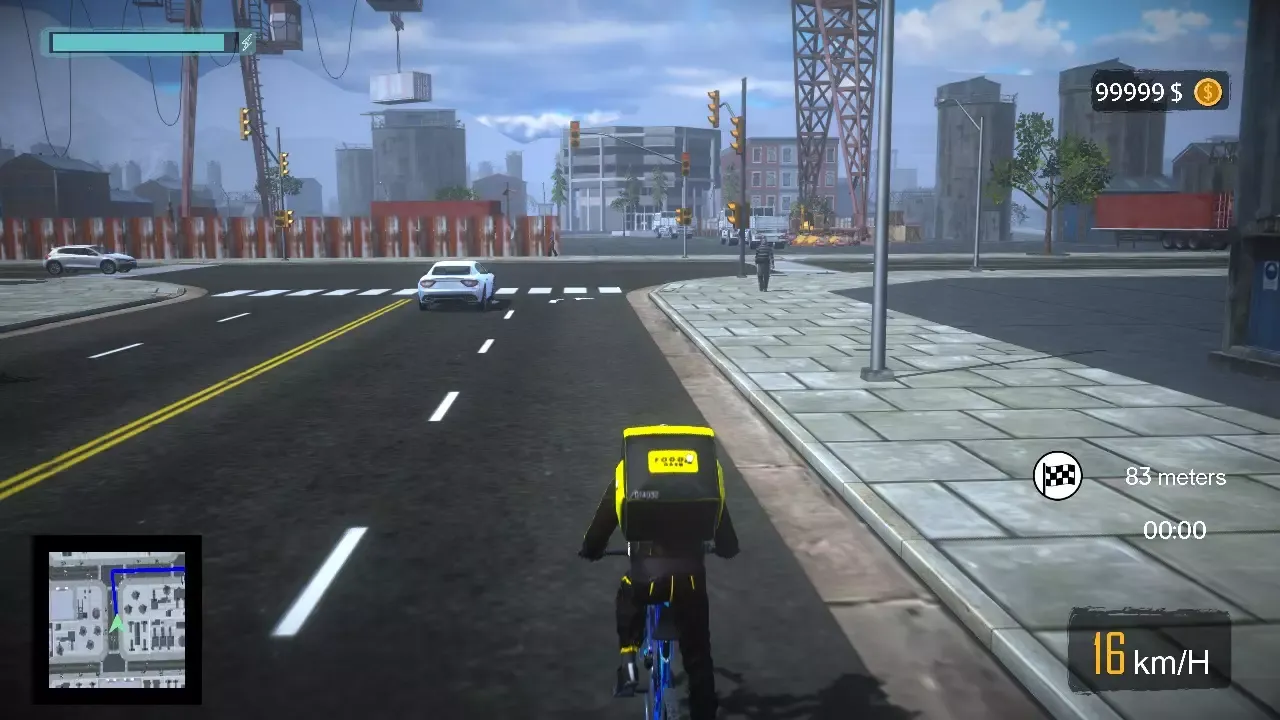 -Bike Courier: Bistro Express Delivery-游戏截图-好玩游戏库