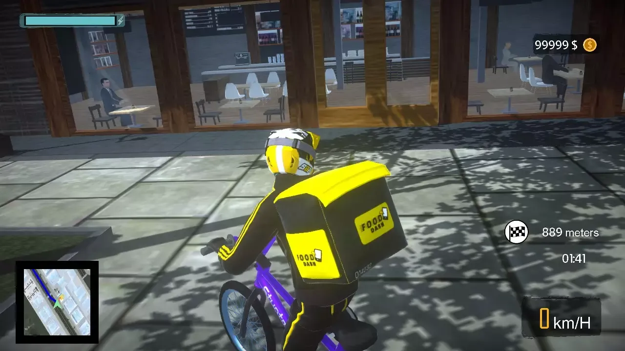 -Bike Courier: Bistro Express Delivery-游戏截图-好玩游戏库