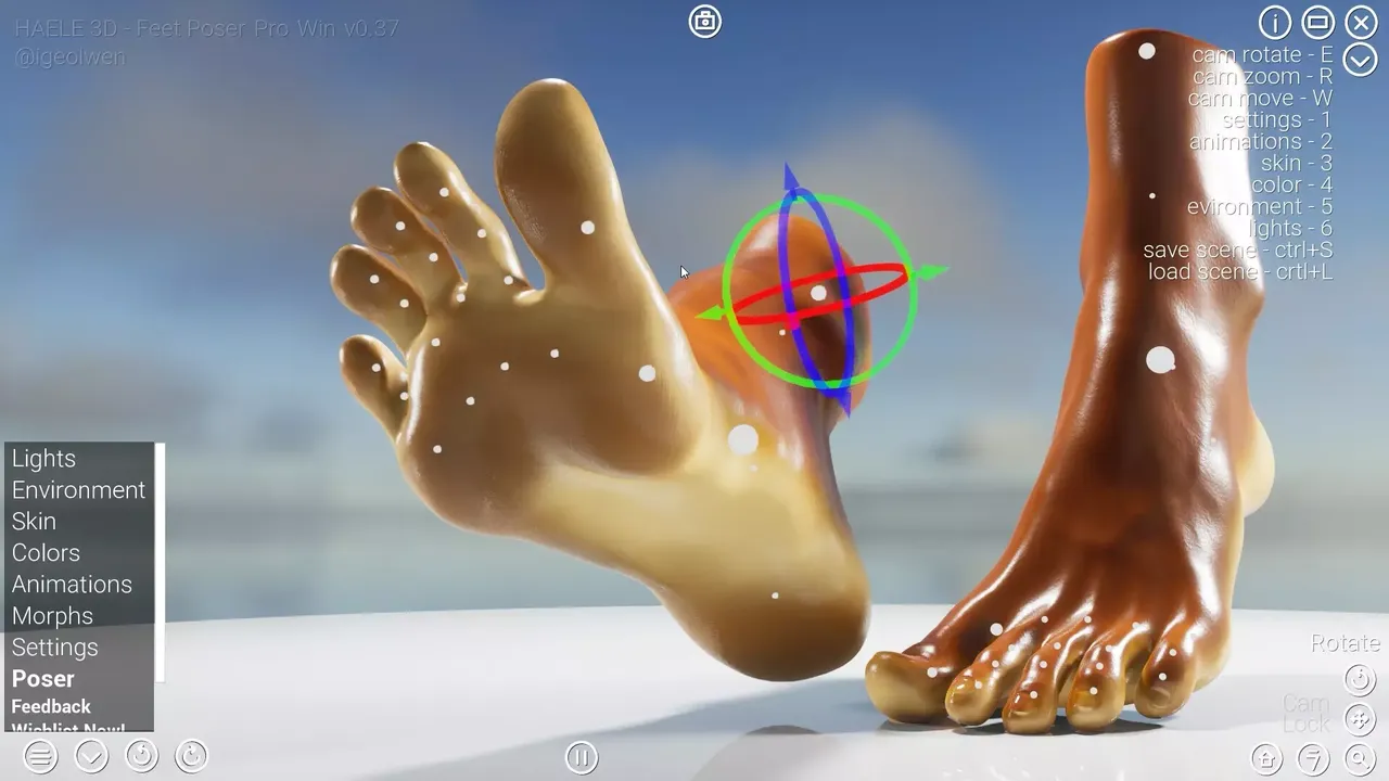 HAELE 3D – Feet Poser Pro