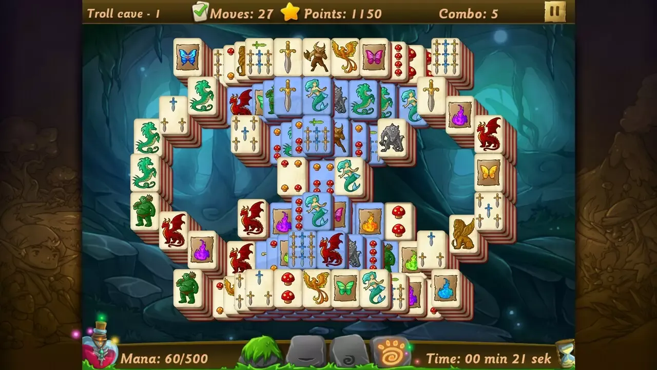 -Elves vs Goblins Mahjongg World-游戏截图-好玩游戏库
