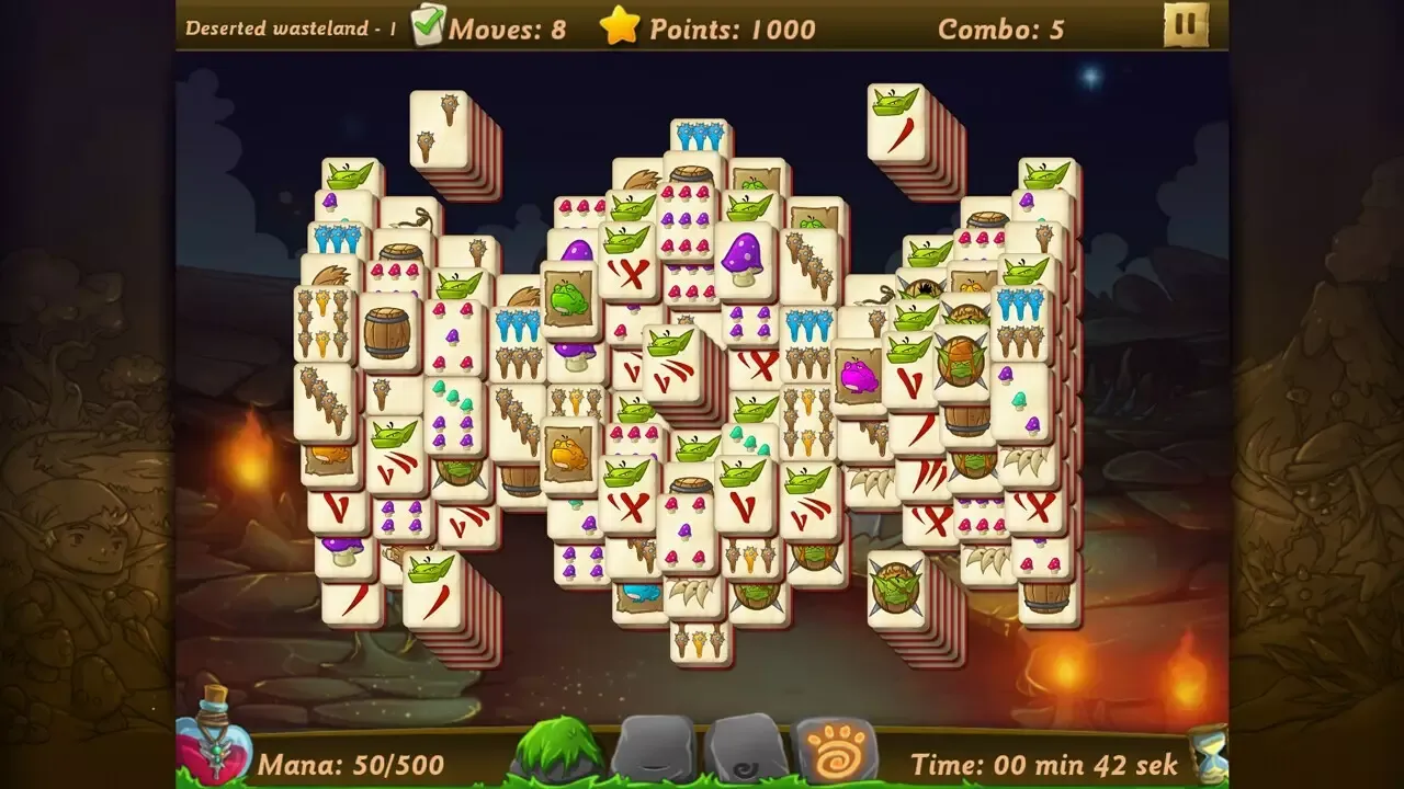 -Elves vs Goblins Mahjongg World-游戏截图-好玩游戏库