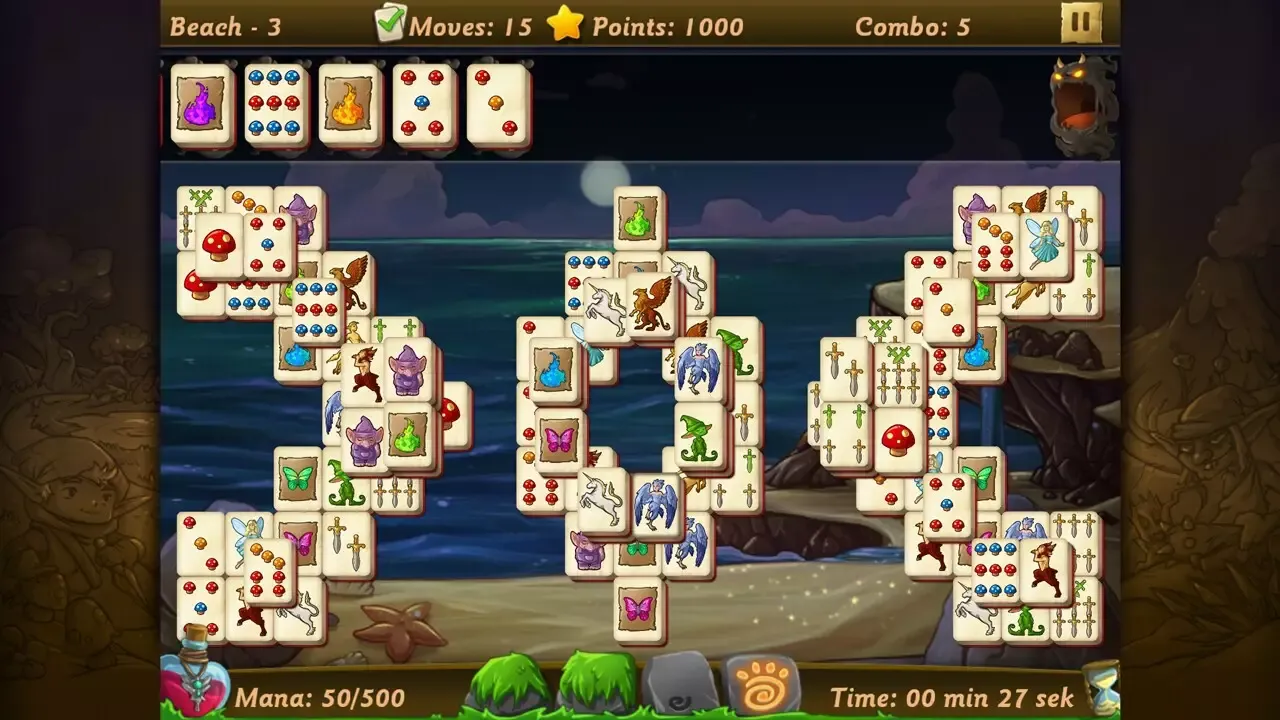 -Elves vs Goblins Mahjongg World-游戏截图-好玩游戏库
