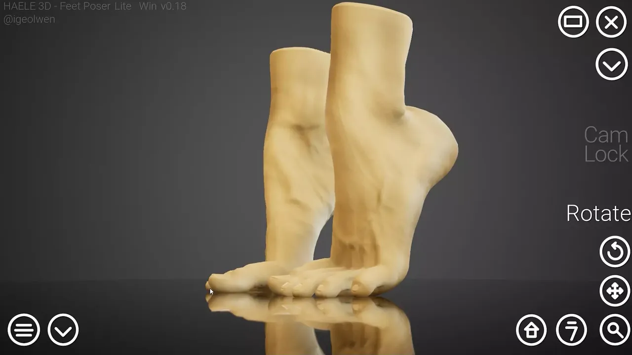 HAELE 3D – Feet Poser Lite